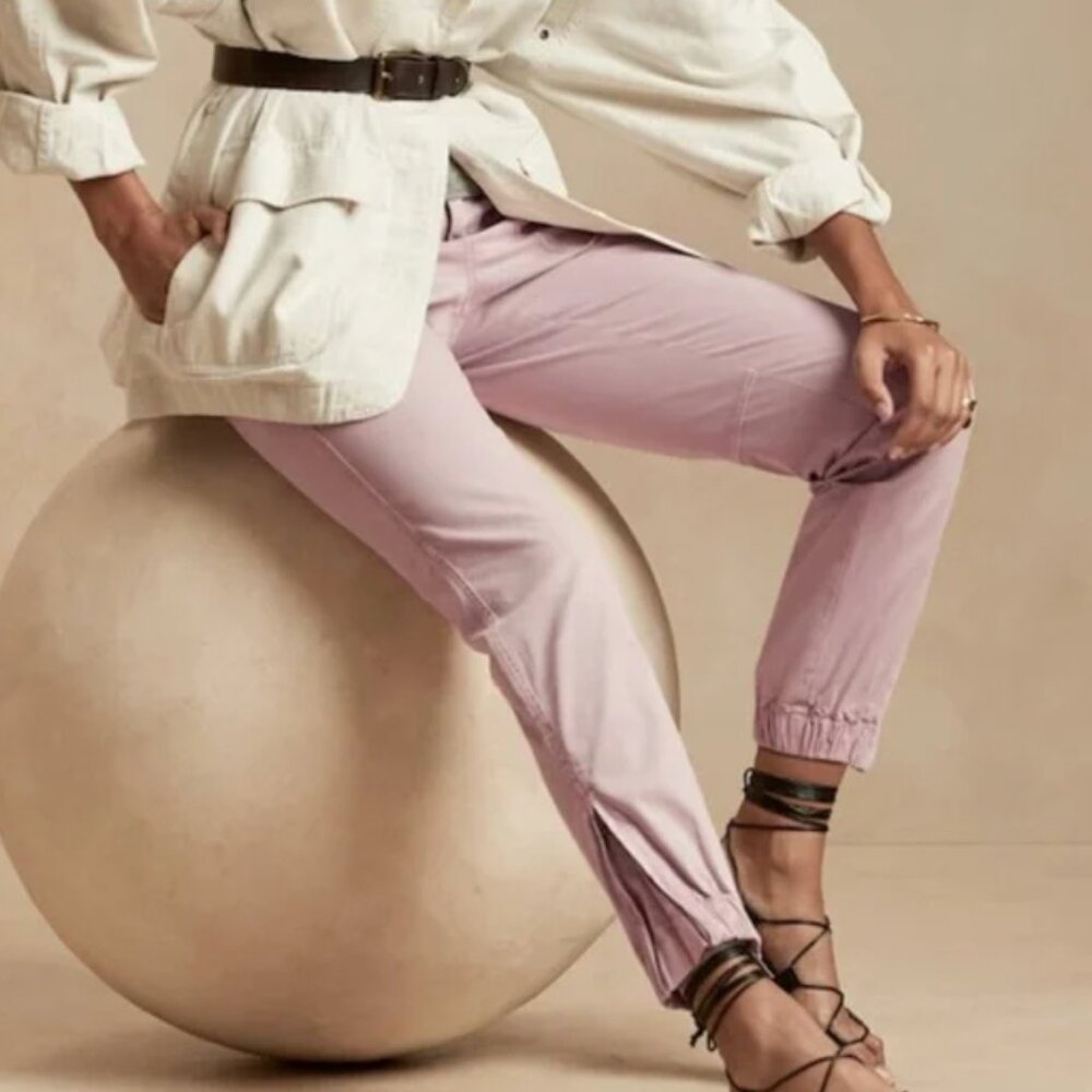 Banana Republic Slim Utility Pant Dusty Pink Size 2